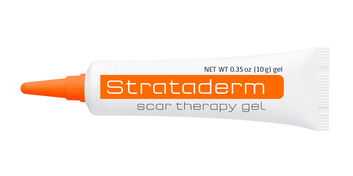 Strataderm is a once per day professional scar therapy gel.