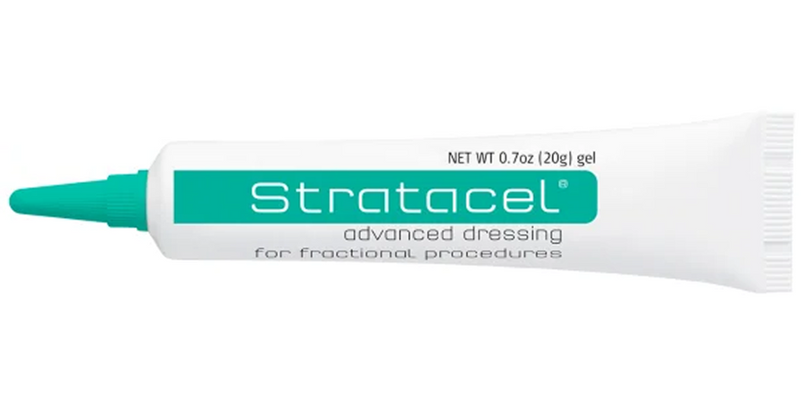 Stratacel is an advanced dressing for fractional procedures.
